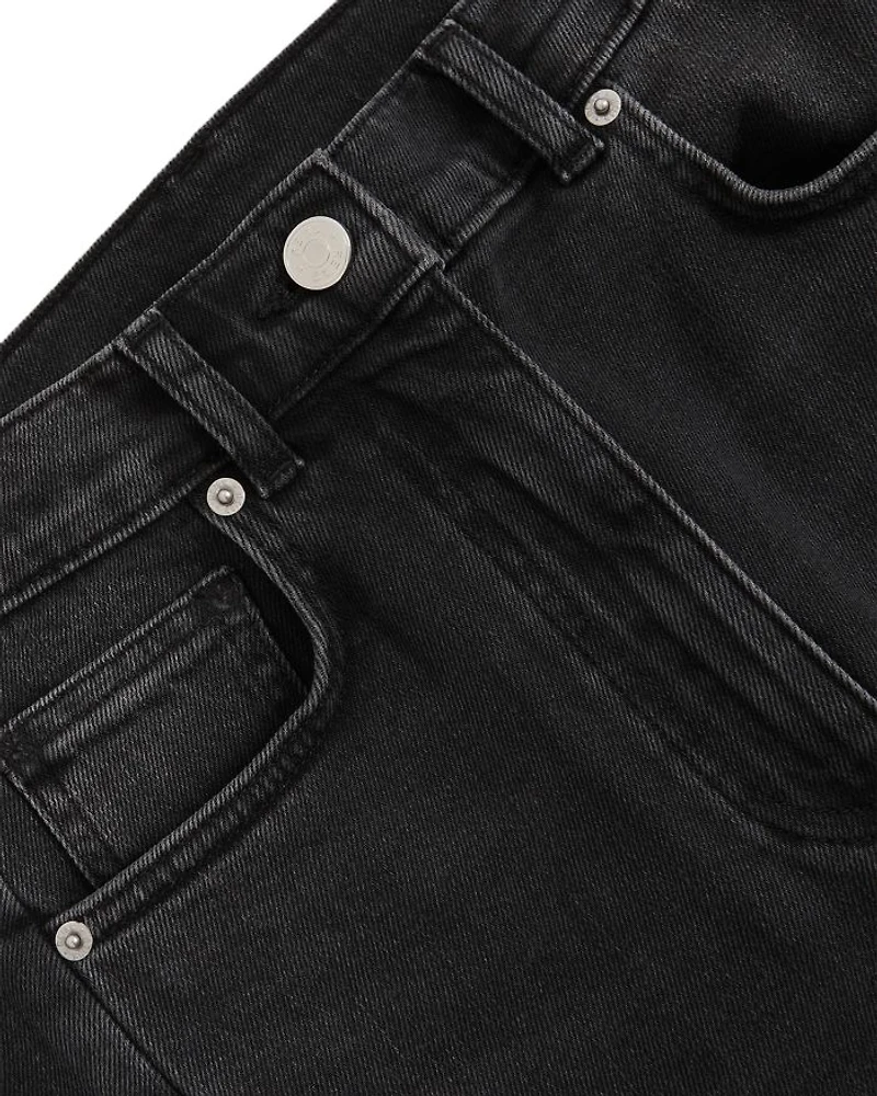 Molly Barrel Leg Jeans Washed Grey