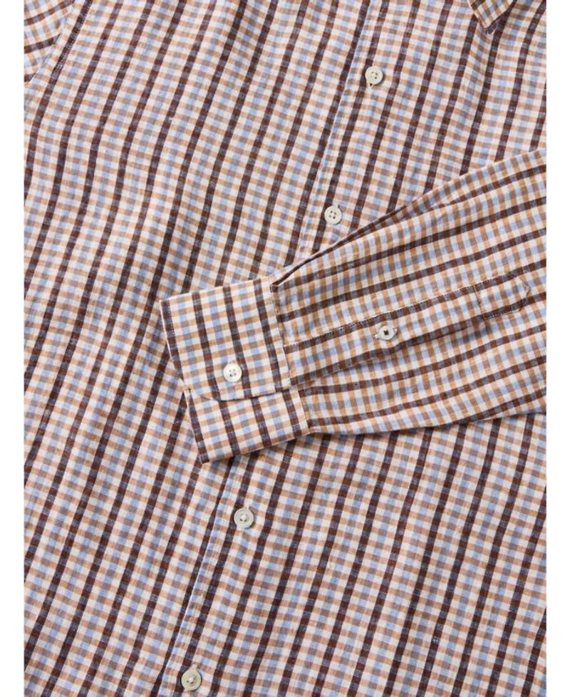 Morgan Multi Check Linen Shirt