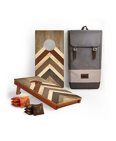 Elakai 1ft x 2ft Mahogany Pathfinder Cornhole Board Set