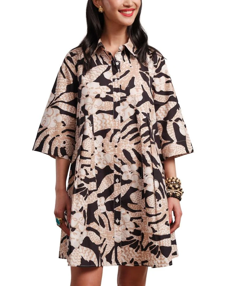 Isla Shirtdress Sketchy Jungle