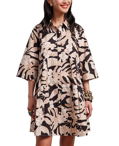 Isla Shirtdress Sketchy Jungle