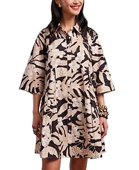 Isla Shirtdress Sketchy Jungle