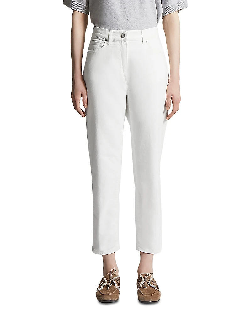 Peserico Mid Rise Straight Jeans