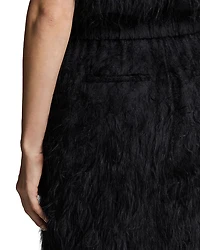 Faux Fur Pants