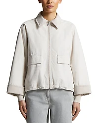 Collared Front Zip Jacket