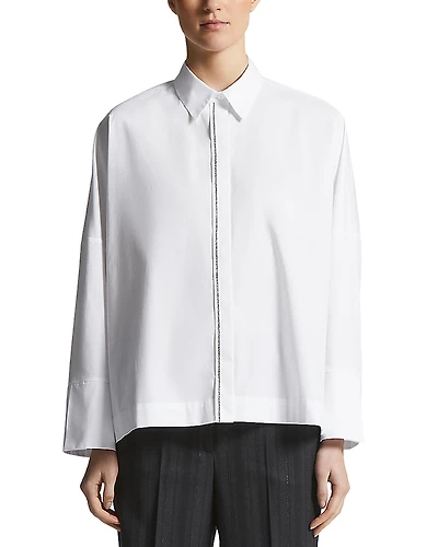 Peserico Front Hook Blouse