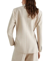 Facile Peak Lapel Blazer