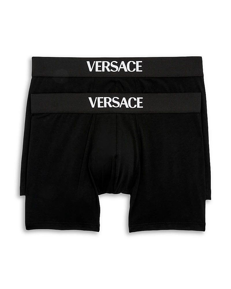 Versace Parigamba Boxer Briefs, Pack of 2