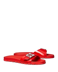 Tory Burch Women's Slip On Buckled Slide Sandals