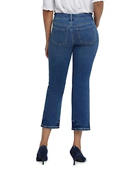 Petite Marilyn Straight Ankle Jeans Dali River