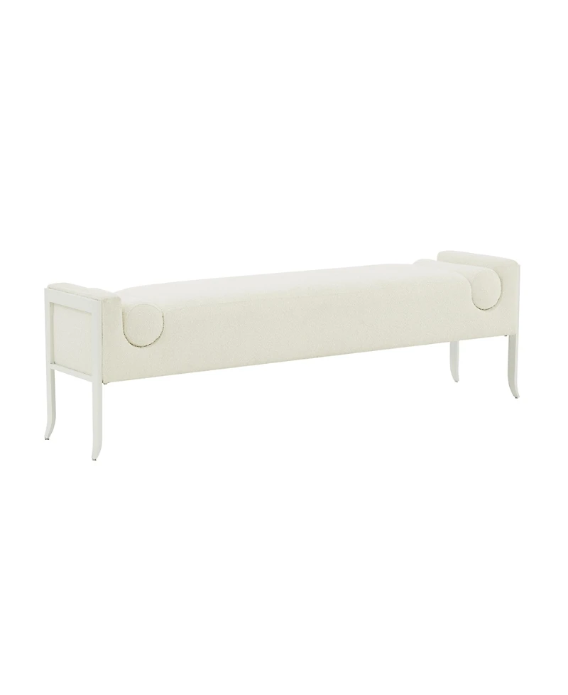 Tov Furniture Ines Boucle Bench