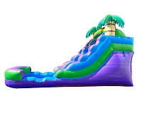 Inflatable Water Slide (Without Blower) - 21' x 9' x 12' Foot Backyard Inflatable Slide for Summer Fun - Slide with Water Pool for Kids