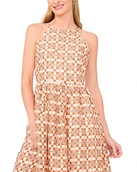 Geo Detail Midi Dress