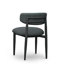 Annika Textured Fabric Outdoor Dining Chair