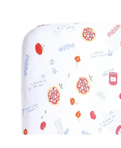 Petit Sleep A Pizza My Heart Crib Sheet