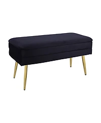 Tov Furniture Ziva Velvet Storage Bench