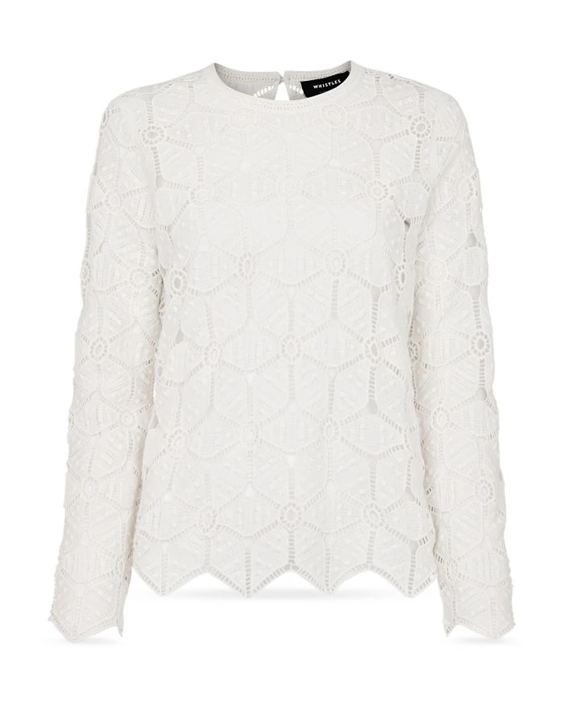 Crocheted Lace Top