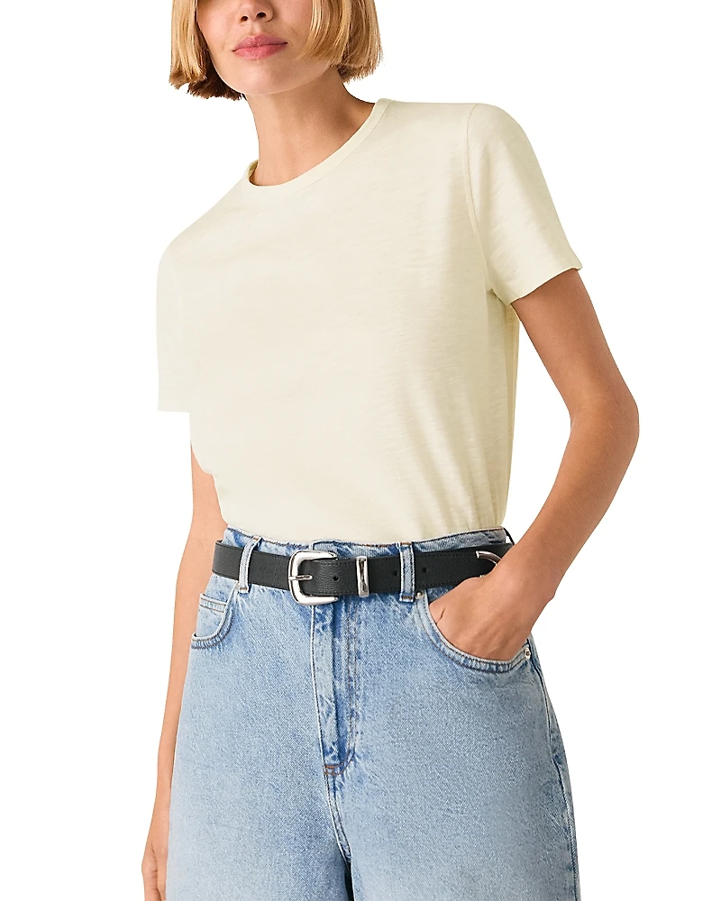 Whistles Posie Double Trim Tee
