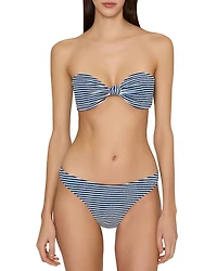 Margot Textured Stripe Bikini Bottom