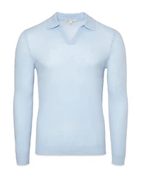 Featherweight Cashmere Polo Sweater