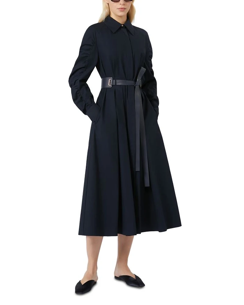 Valdese Navy Shirt Dress