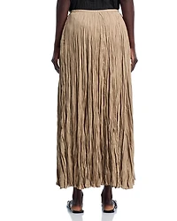 Crinkled Maxi Skirt