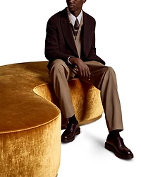 Double Breasted Peak Lapel Blazer