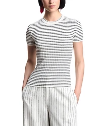 Emporio Armani Ribbed Knit Top