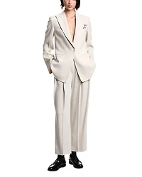 Enver Satin Blazer