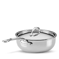 Hestan ProBond Luxe Quart Professional Clad Stainless Steel Essential Pan with Lid
