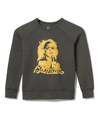 Unisex Blondie Gold Raglan Fleece Sweatshirt - Little Kid, Big Kid