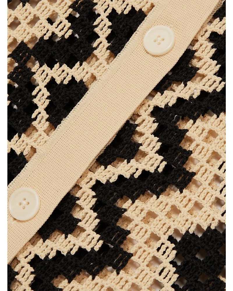 Natalie Knitted Crochet Dress