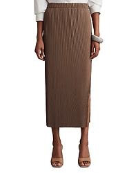 Reiss Pippa Jersey Pleated Column Skirt