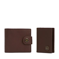 Barbour Padbury Leather Wallet and Cardholder Set