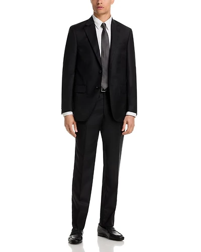 Flynn Solid Classic Wool Regular Fit Suit