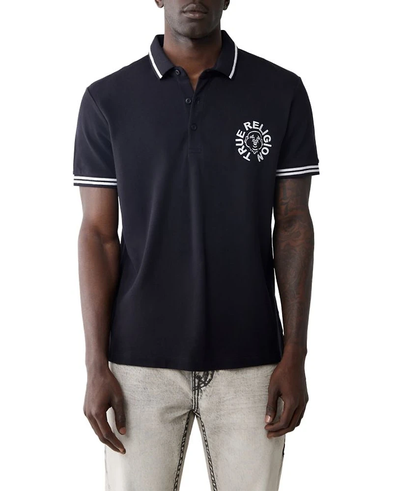 Buddha Face Polo Shirt