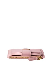 Saffiano And Smooth Leather Card Holder
