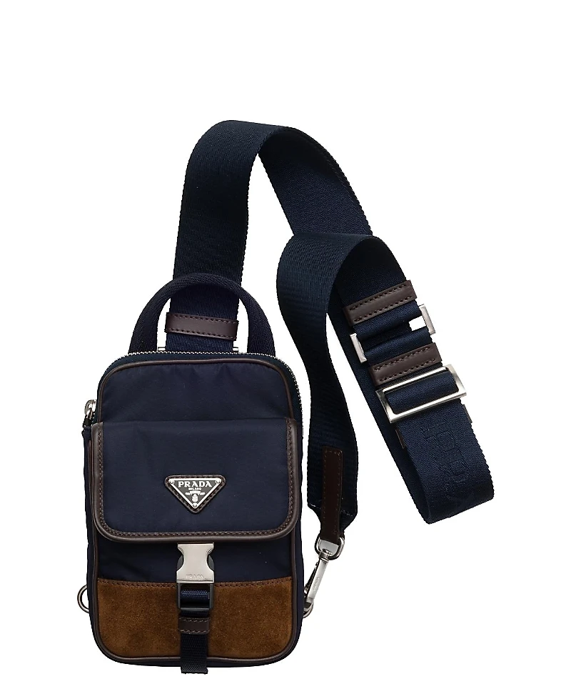 Prada Re-Nylon And Leather Smartphone Case