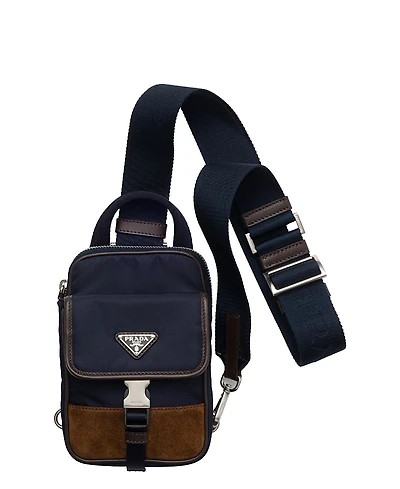 Prada Re-Nylon And Leather Smartphone Case