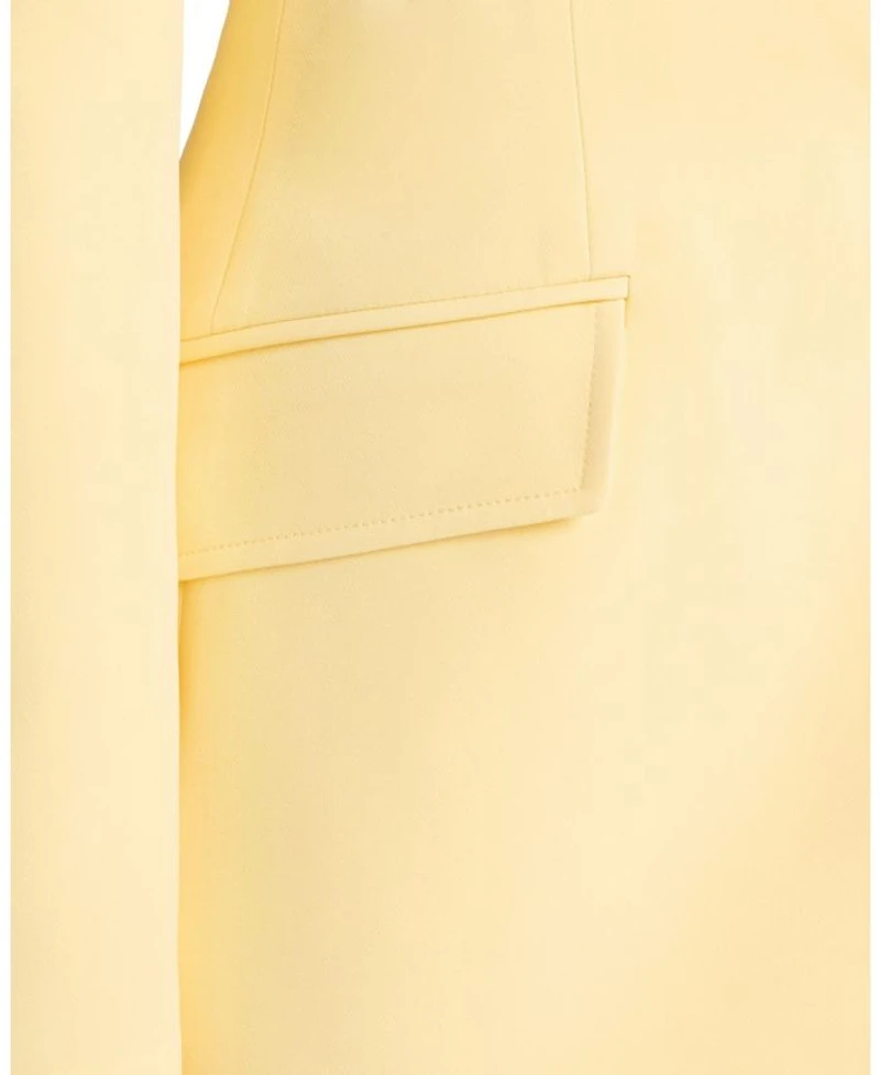 Enrica Two-Button Jacket Techno Crepe