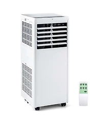 Costway 5000 Btu (8000 Btu Ashrae) Portable Air Conditioner with Dehumidifier & Fan Sleep Mode & 24H Timer