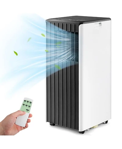 7100 BTU (10000 BTU ASHARE) Portable Air Conditioner 3-in-1 AC Unit w/ Cool Dehum Fan Sleep Mode