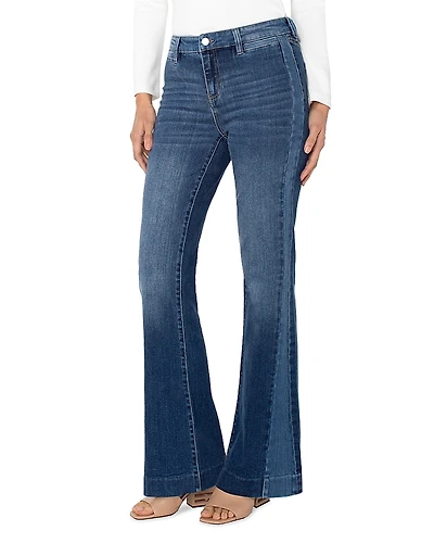 Liverpool Los Angeles Hannah Mid Rise Flare Leg Jeans