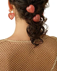 Gigi Mini Heart Ponytail Holder
