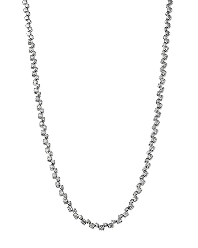 Bloomingdale's Fine Collection Diamond Scattered Bezel Tennis Necklace