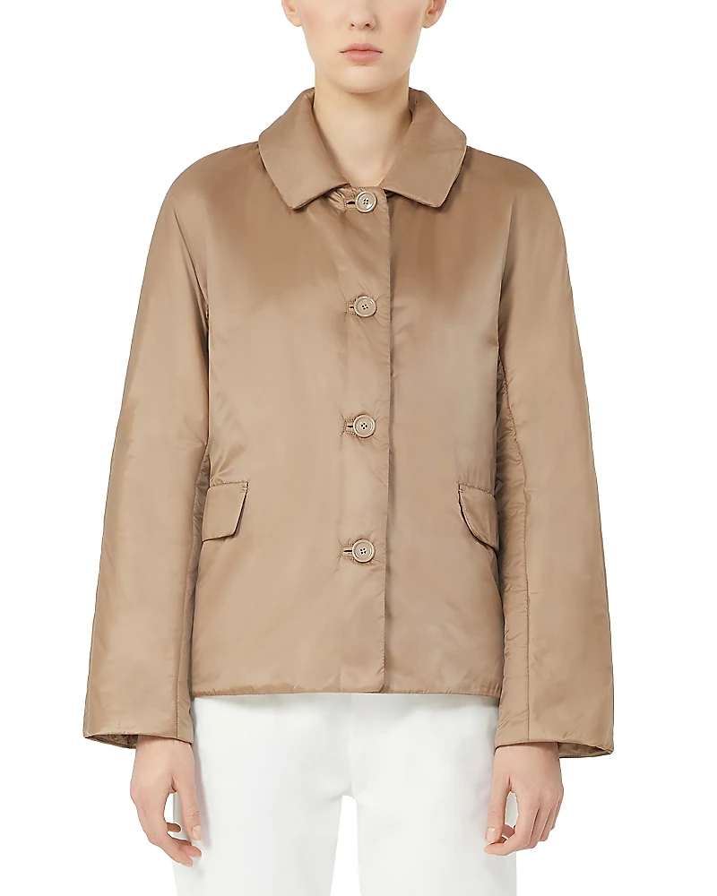 Max Mara Collared Quilted Jacket