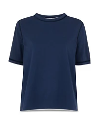 Openwork Trim Tee