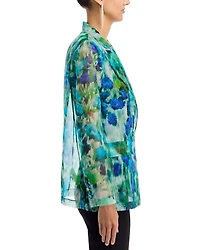 Aimee Printed Silk Jacket