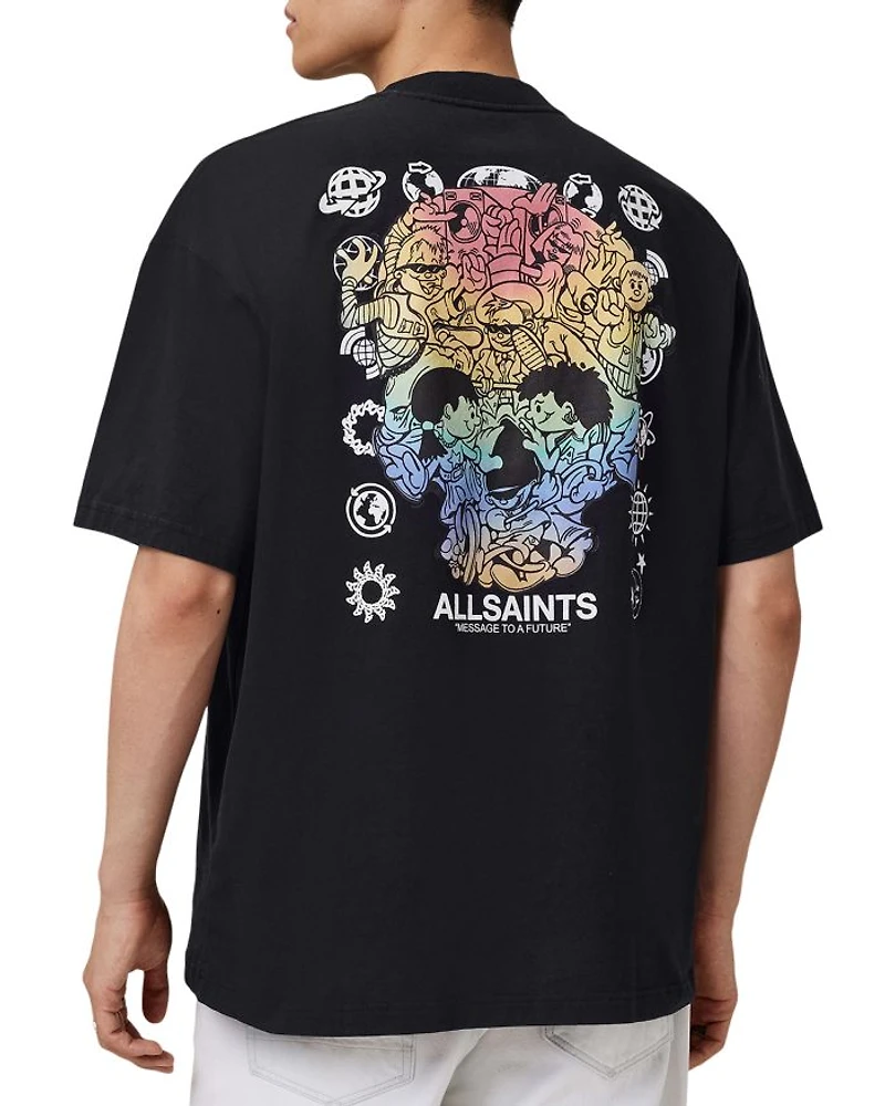Oversized Trance Logo Graphic Tee