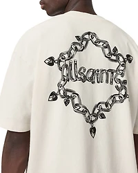 Oversized Drip Logo Graphic Tee